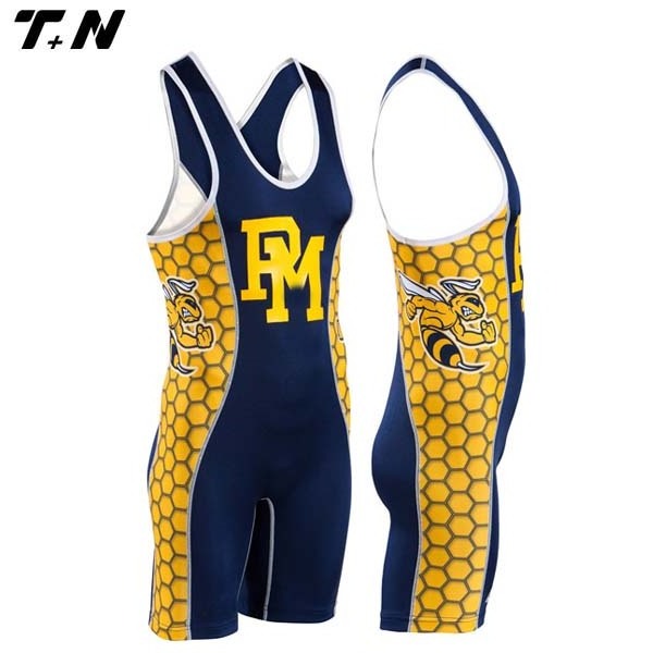 Cheap custom blank wrestling singlets, wrestling t shirts, wrestling uniforms