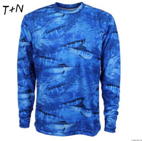 Custom long sleeve fishing shirt wholesale