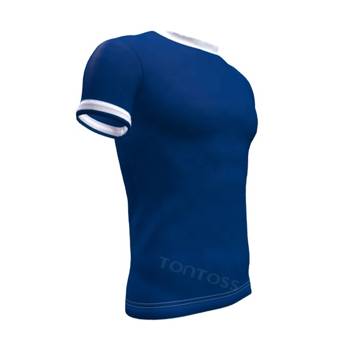 Dry adult 100% polyester wholesale shirt men women sports soccer uniform soccer jersey for team and club