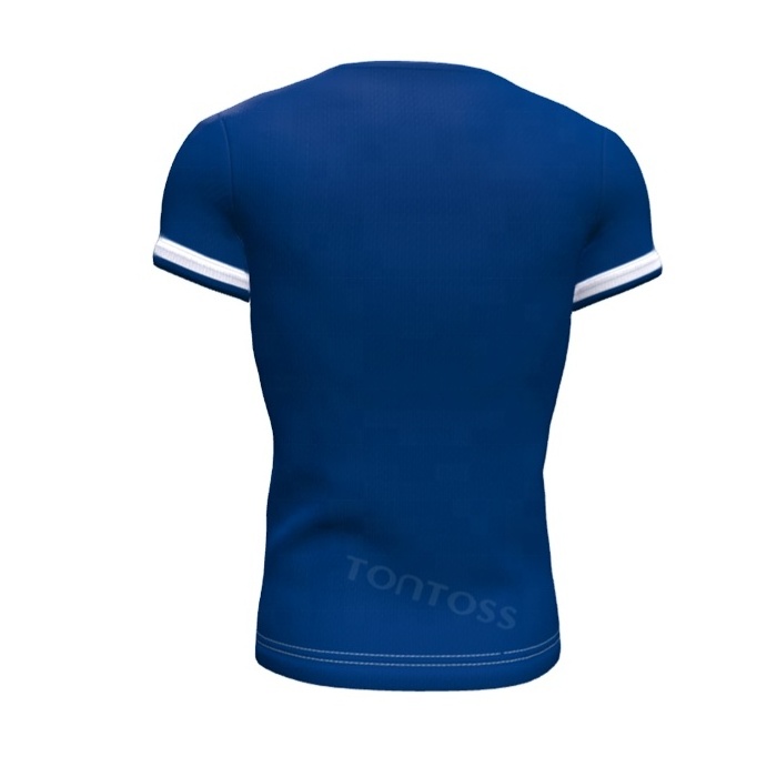 Dry adult 100% polyester wholesale shirt men women sports soccer uniform soccer jersey for team and club