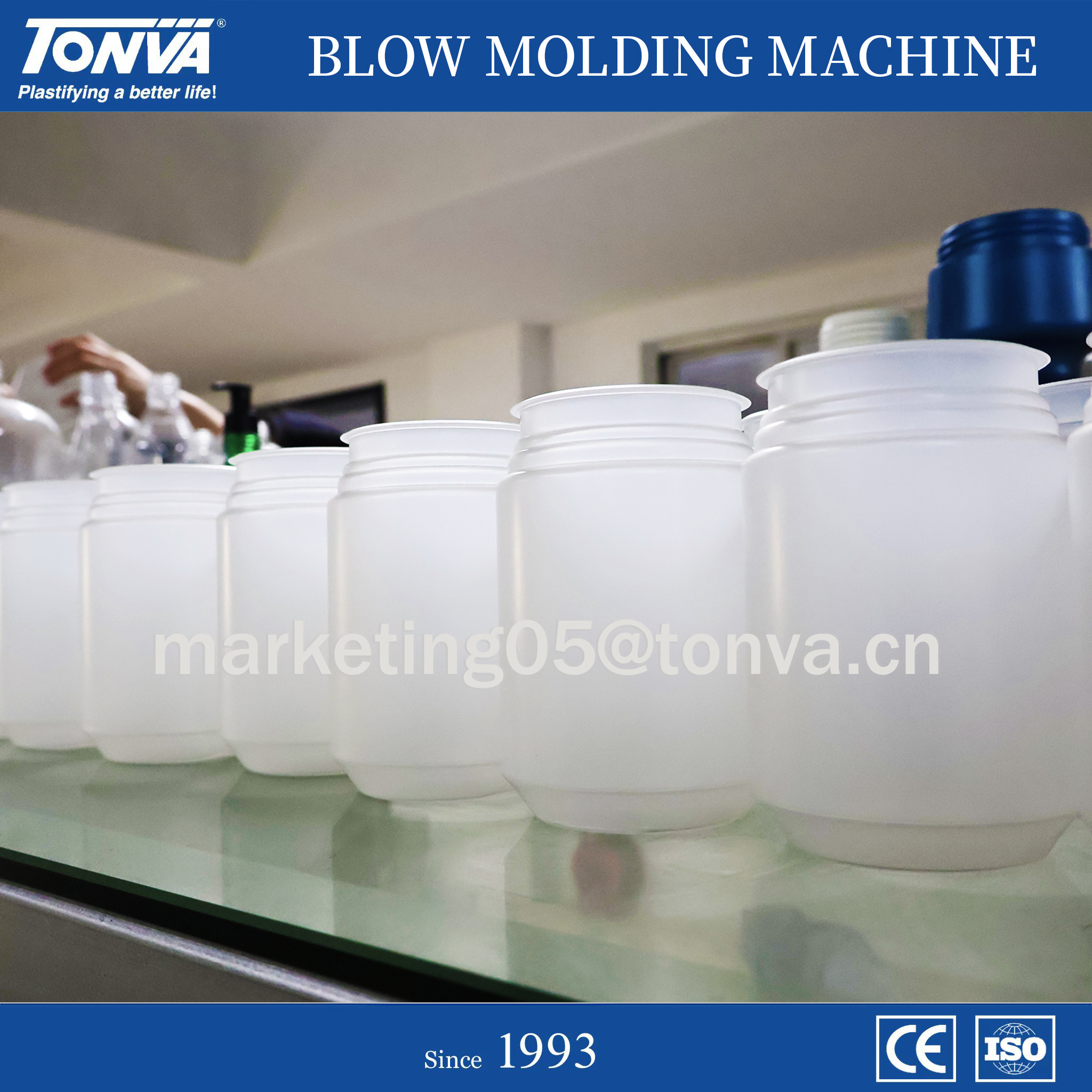 TONVA PP Water Bottle Plastic Disposable Drink Can Extrusion Blow Molding Making Machine