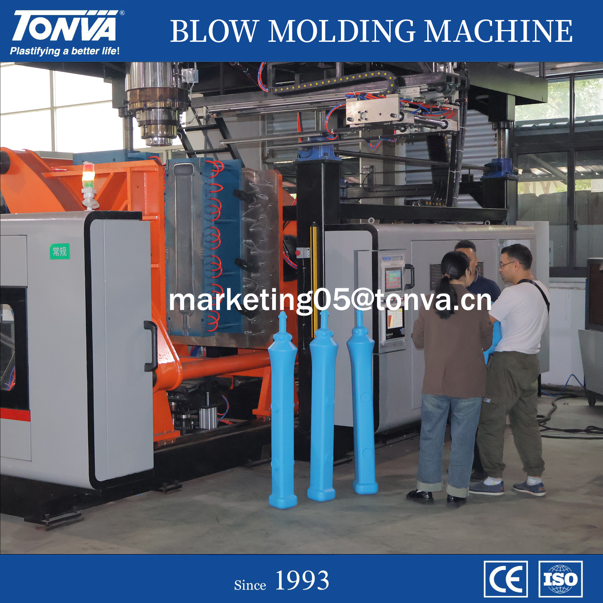 TONVA Plastic HDPE Buoy Pontoon Fence Blow Molding Making Machine