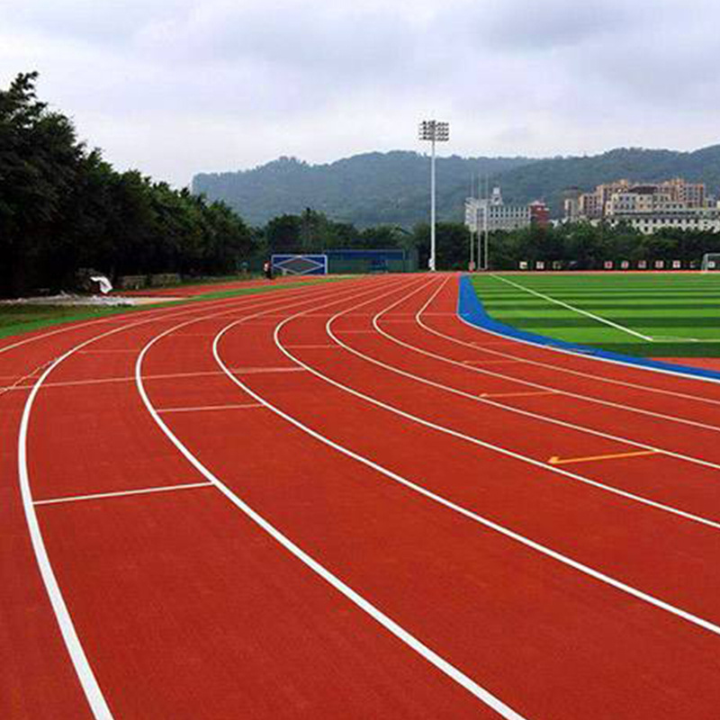 Athletic 400 Meters 13mm epdm Granules Tartan Track Synthetic Rubber Running Track Plastic Running Track