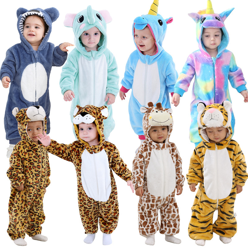 Christmas Elephant Cosplay Costumes Kids One Piece Pajamas Toddler Jumpsuit