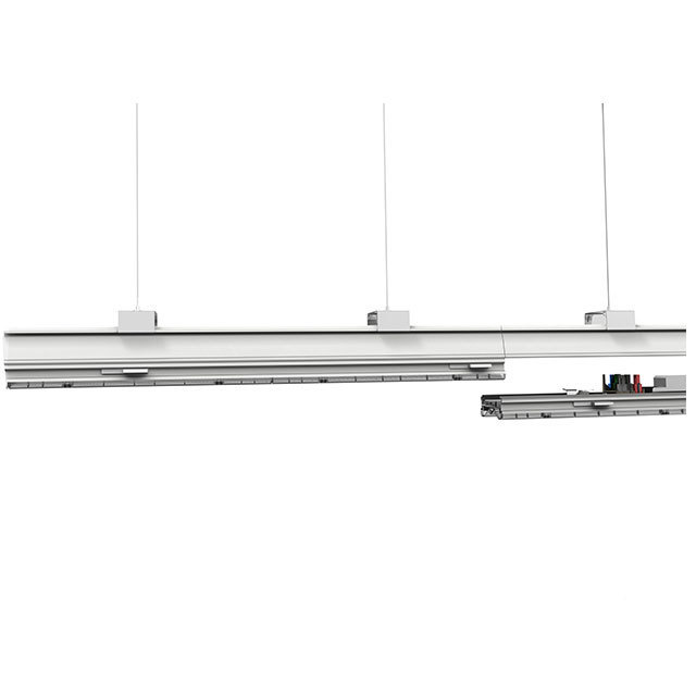 4000K 60 degree beam angle Anti-Glare LED Linear Trunking Light for Shop Lighting