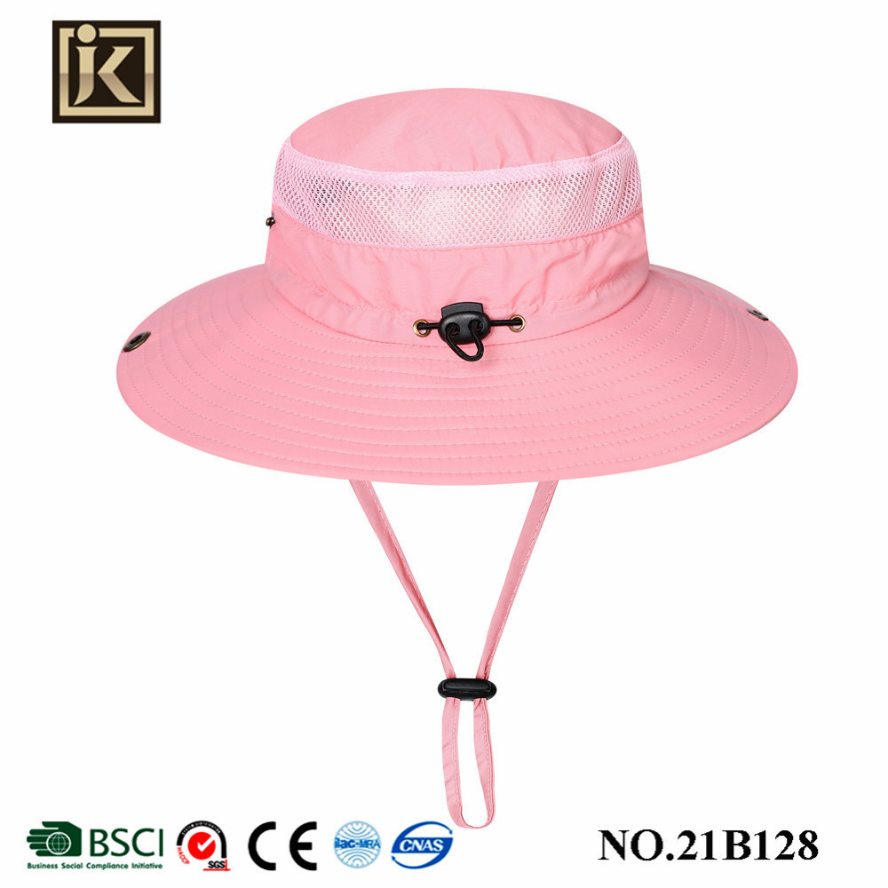 JAKIJAYI brand factory directly sale high quality breathable safari fast dry sunscreen  custom women hats bucket