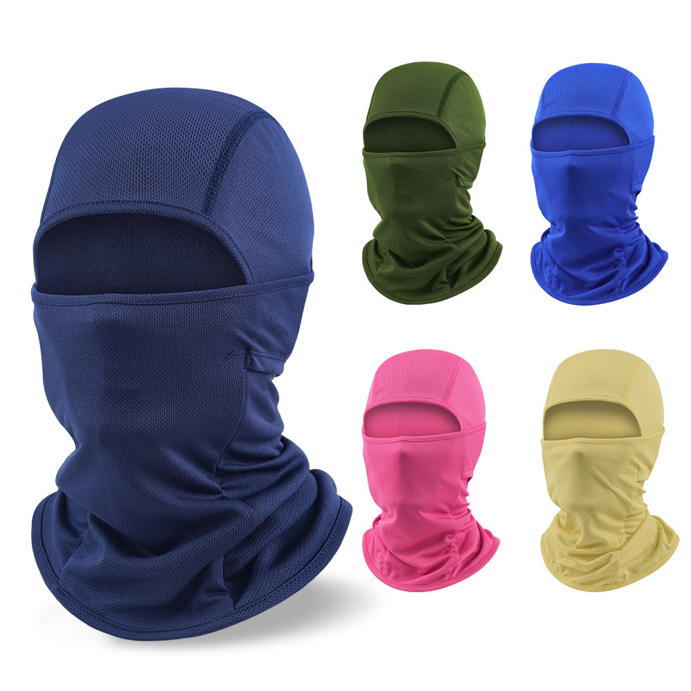 Designer Ski Masks Full Face Cover Ski Mask One Hole Spandex windproof Ski Mask Balaclava for Men Women