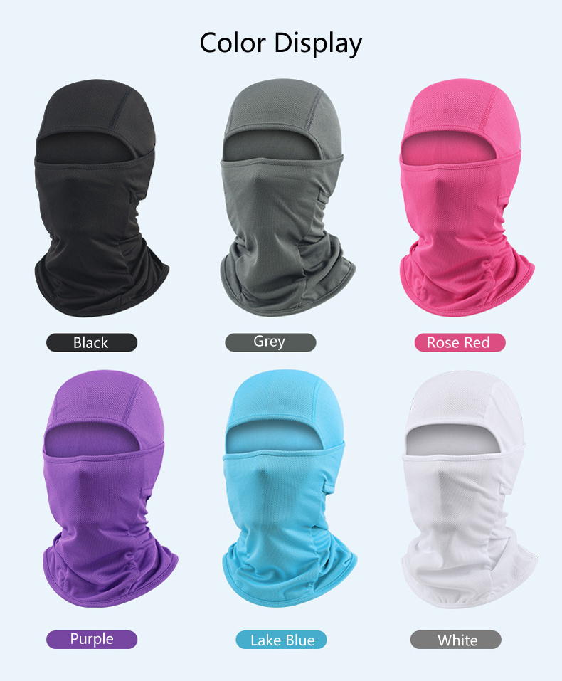 Designer Ski Masks Full Face Cover Ski Mask One Hole Spandex windproof Ski Mask Balaclava for Men Women