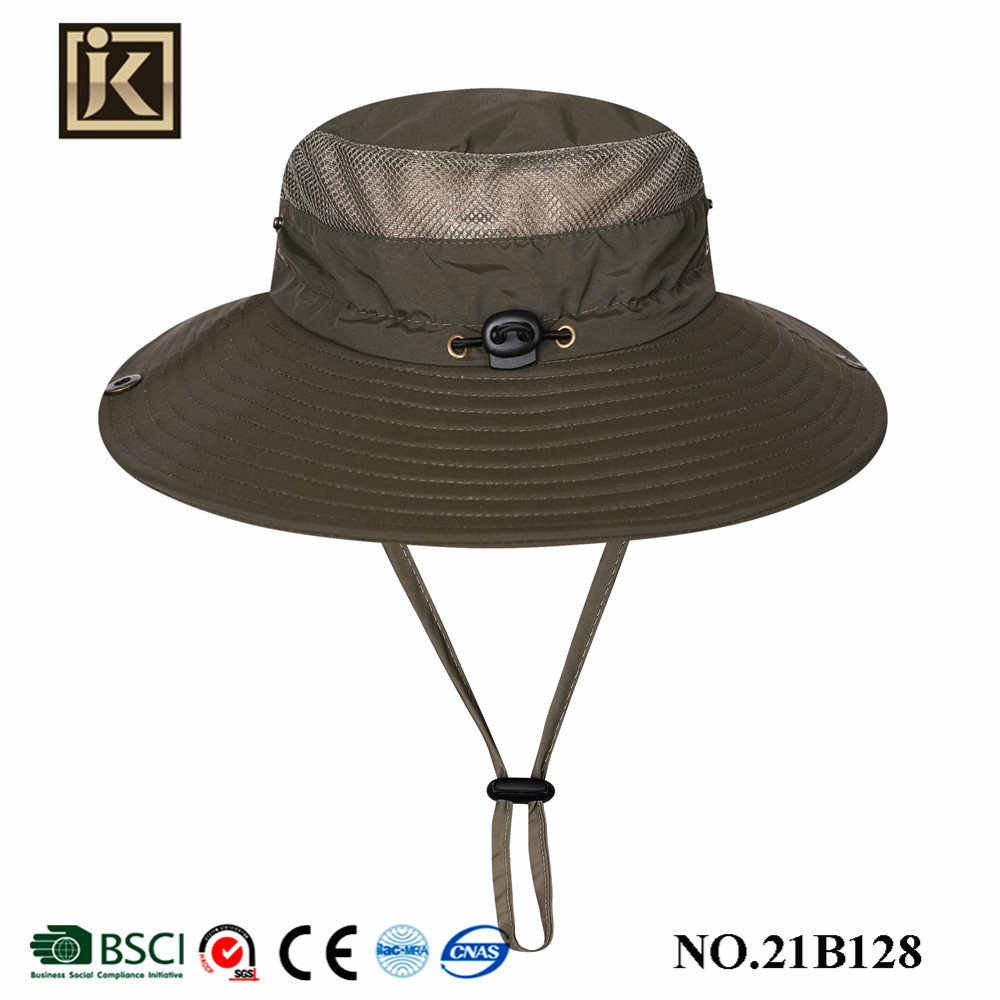 JAKIJAYI brand factory directly sale high quality breathable safari fast dry sunscreen  custom women hats bucket