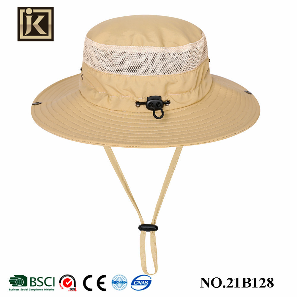 JAKIJAYI brand factory directly sale high quality breathable safari fast dry sunscreen  custom women hats bucket