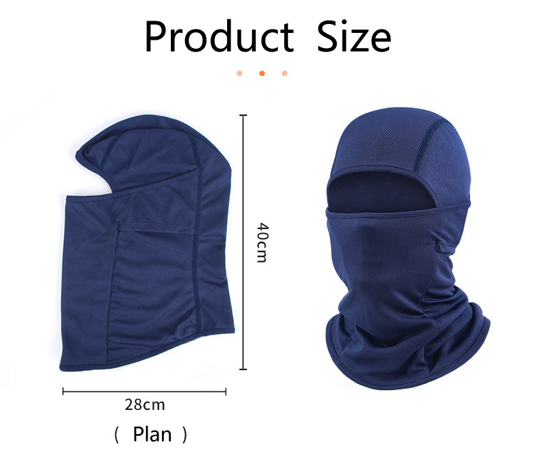 Designer Ski Masks Full Face Cover Ski Mask One Hole Spandex windproof Ski Mask Balaclava for Men Women