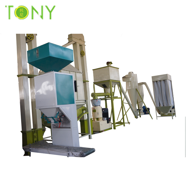 Tony Manufacturing Sawdust Straw Rice Husk wood Waste Biomass Fuel Wood Pellet Making Machine Pelet Pallet Machine Line