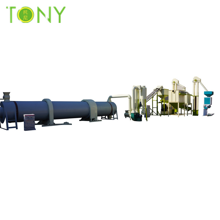 Tony Manufacturing Sawdust Straw Rice Husk wood Waste Biomass Fuel Wood Pellet Making Machine Pelet Pallet Machine Line