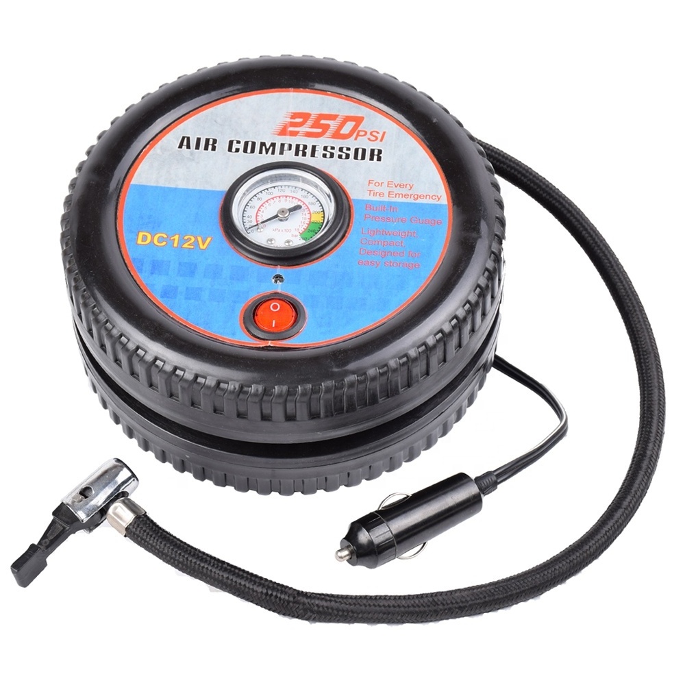 Cheap Car Tyre Inflator 12v High Pressure Mini Air Compressor Portable 151-250psi Ce Inflate Car, Truck's Tire