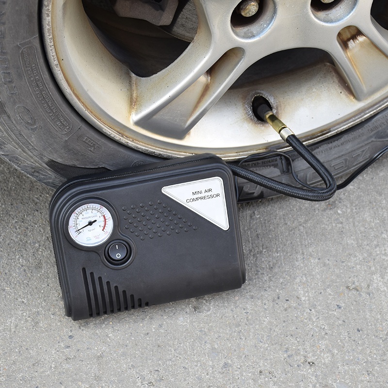 High Quality portable Mini Air Compressor Pump Car Tyre Tire Inflator Electric Car Tire Pump 12V, car air pump