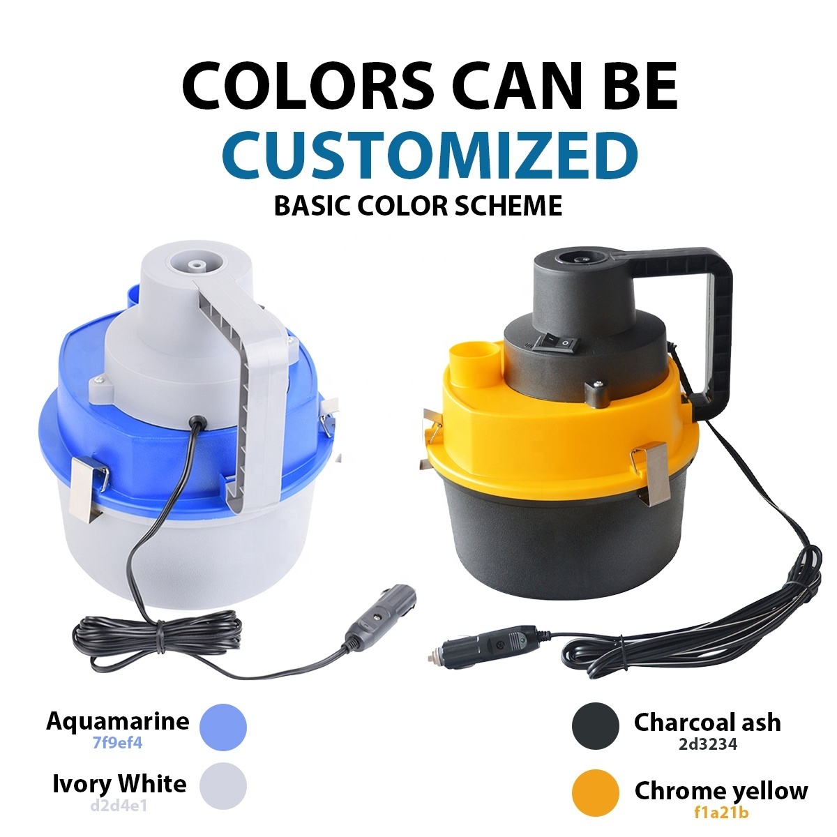 High-Pressure 12V Car Steam Cleaner Wet and Dry Vacuum Cleaner for Effective Car Cleaning