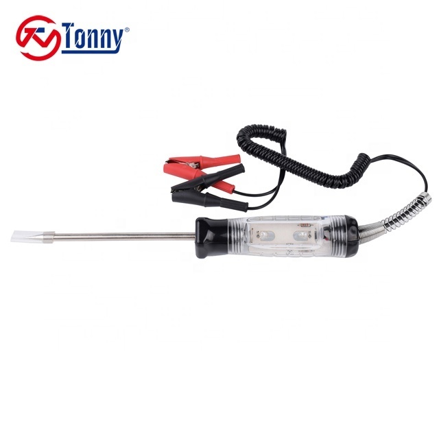 12V Automotive Logic Test Light Probe Tester with Double Alligator Clips Diagnostic Tools for Efficient Vehicle Diagnostics