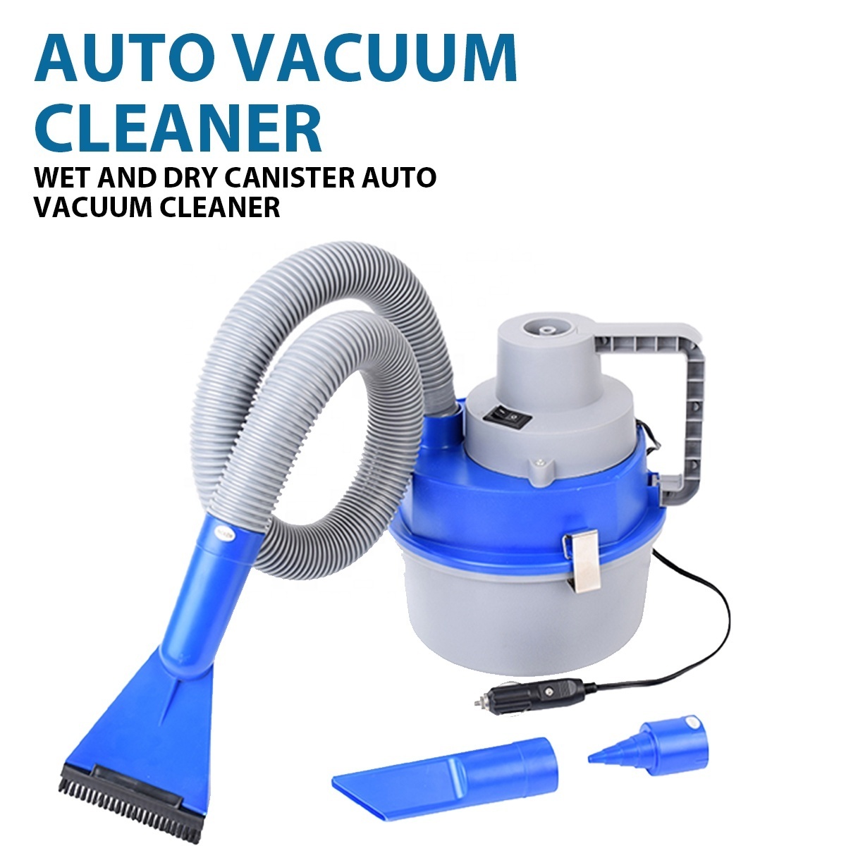 High-Pressure 12V Car Steam Cleaner Wet and Dry Vacuum Cleaner for Effective Car Cleaning