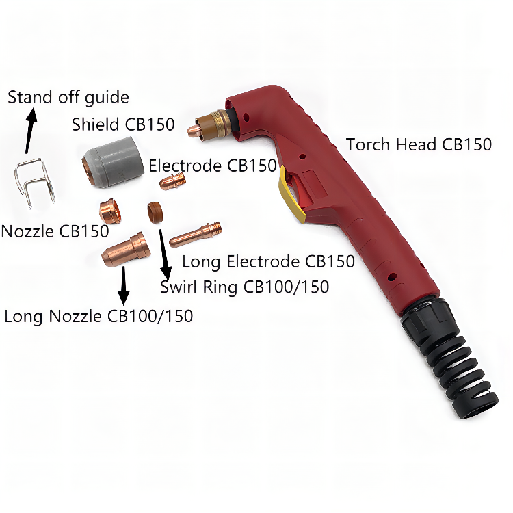 Trafimet CB150 plasma  gas cutting torch -5M length