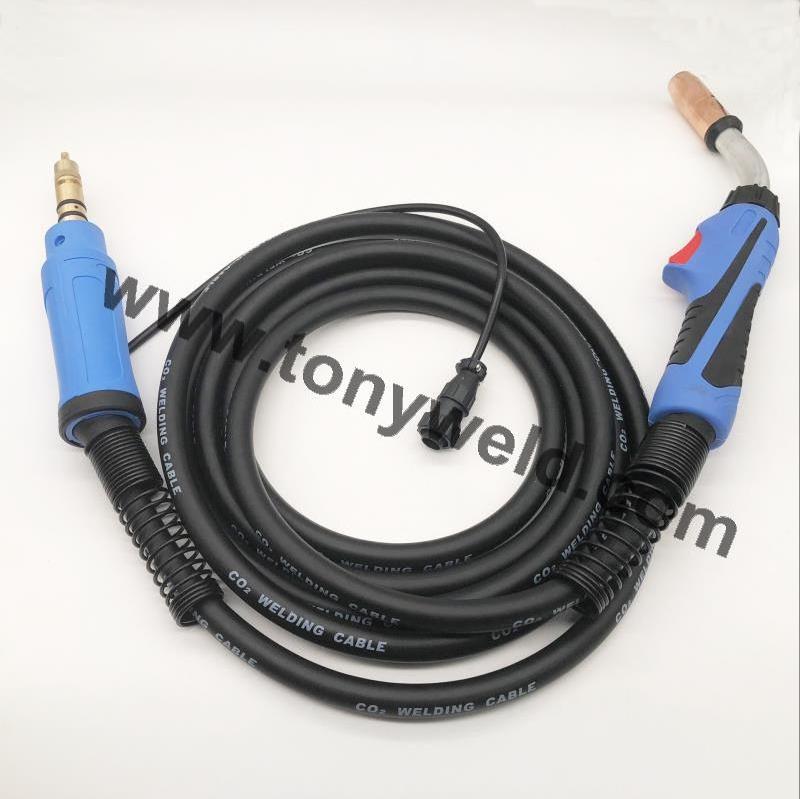 M25 CO2 gas mig welding torch 250A with CO2 gas 60% mixed gas for mig cutter