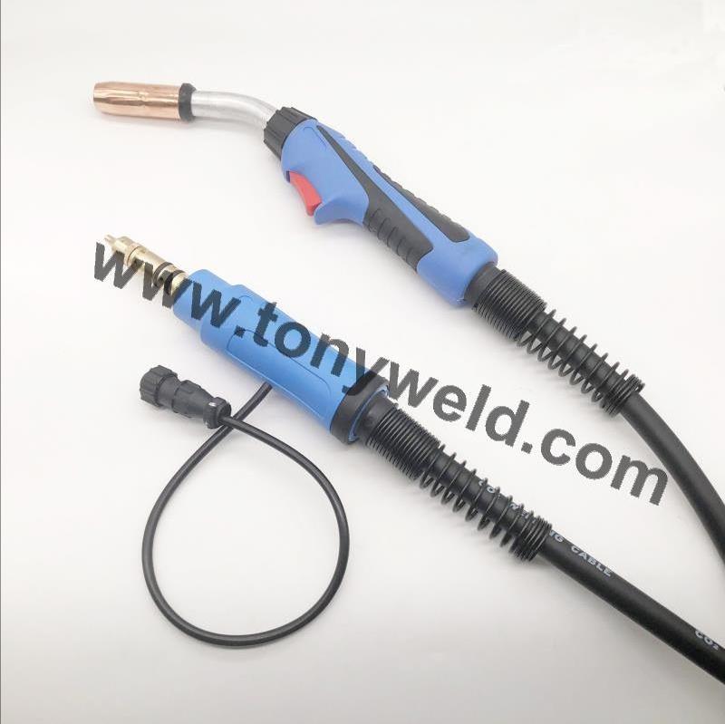 M25 CO2 gas mig welding torch 250A with CO2 gas 60% mixed gas for mig cutter