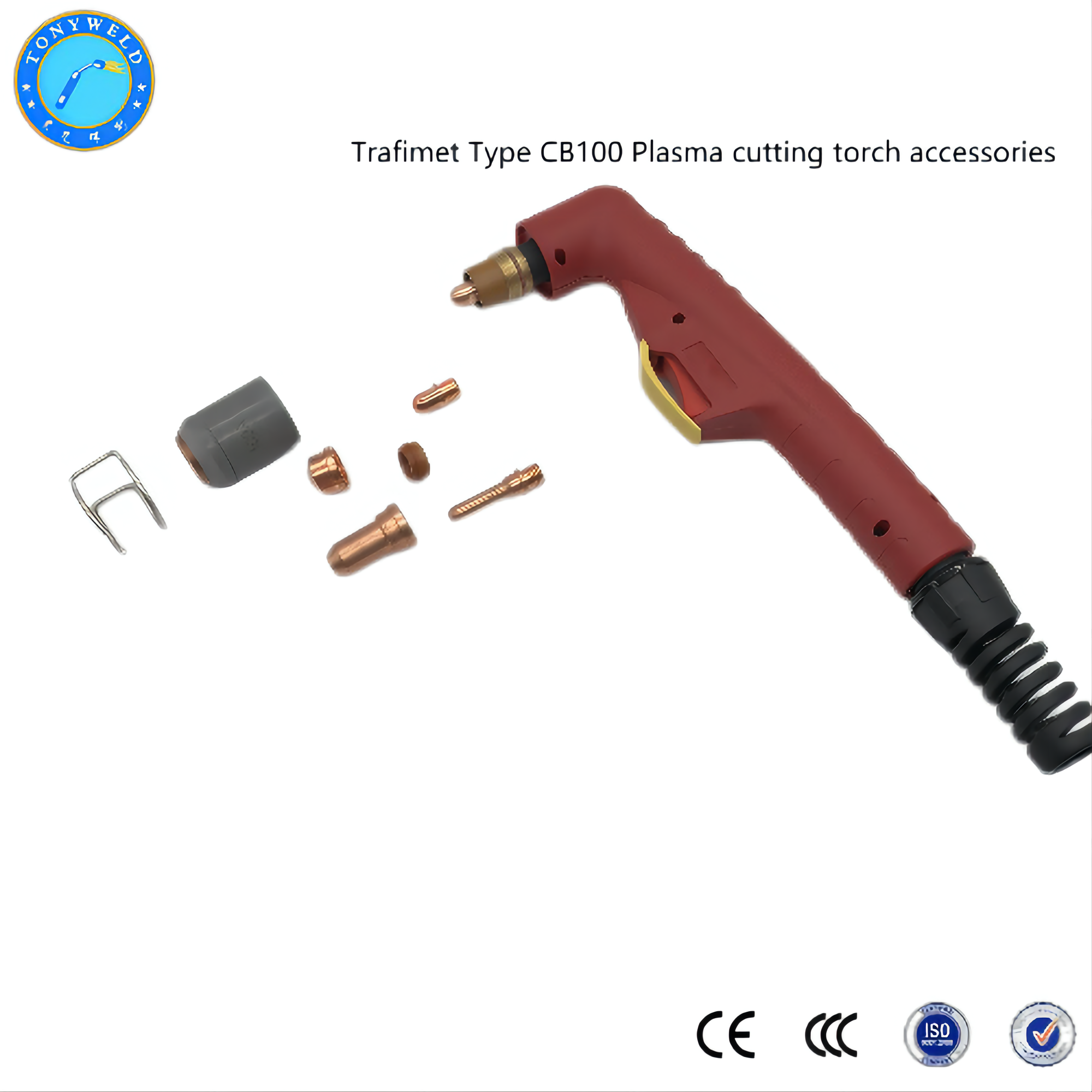 Plasma Cutting Torch Parts Trafimet CB100  Electrode Hafnium PR0034