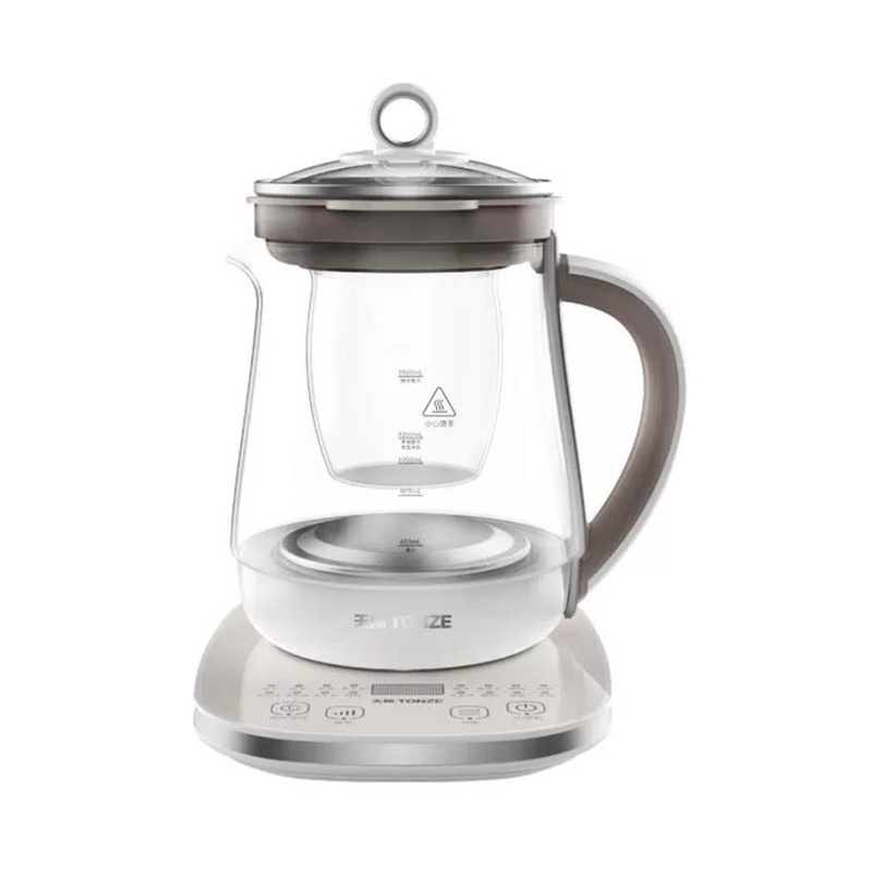 Tonze Health- Care Beverage Tea Maker Glass Brew Cooker Master 16 in 1 multi electric kettle with infuser