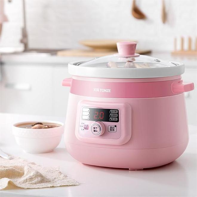 OEM Cheap Baby Slow Cooker Electric Crock Pot Stew Pot Slow Cooker With Ceramic Liner 110V 220V Automatic Health Mini Soup Maker