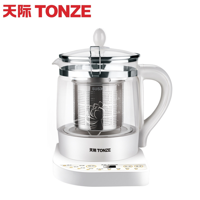 TONZE factory wholesale Multi-Use Kettle brow maker Flower Tea, Coffee maker , Keep warm Delay Timer health pot with infuser