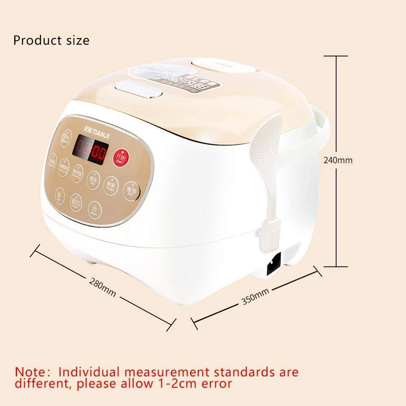 tonze rice cooker 3L 6 Cup Tianji Ceramic Inner Pot Rice Soup Porridge Maker Uncooked Electric Rice Cooker