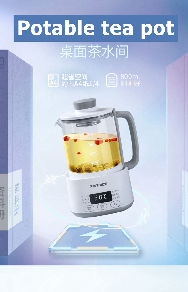 Multi functional tea kettle water boiler temperature smart control quick boil water appliance