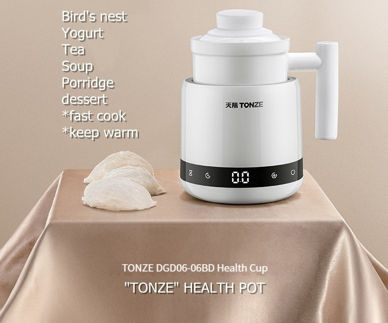 Automatic electric health pot tea yogurt cooker with touch screen kettle electric tea water boiler