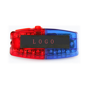 Red Blue Caution Traffic Shoulder Lamp Outdoor Placed Led Mini Security Warning Flashing Strobe Guard Shoulder Light