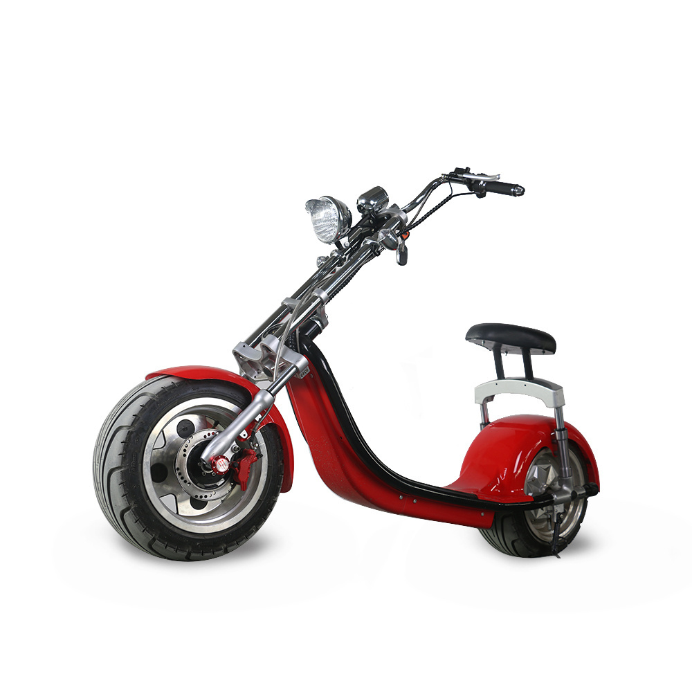 Hot Sale New Powerful Electric Scooter Citycoco Electric Motorcycle for Adult High Quality 1500W Pink Black 60V C7 Eec 200kg