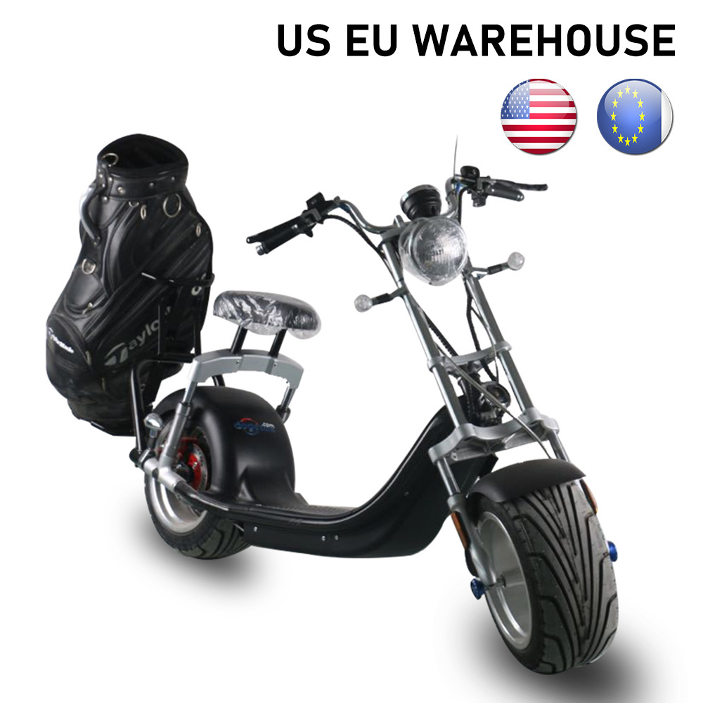 2023 Electric Golf Scooter Citycoco With Golf Bag Holder Removable battery electric citycoco scooter