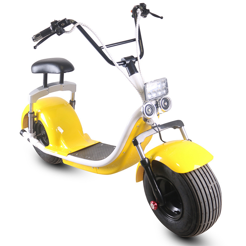 China supplier EEC COC electric citycoco scooter 49cc 110cc cub electric motorcycle with fat tire