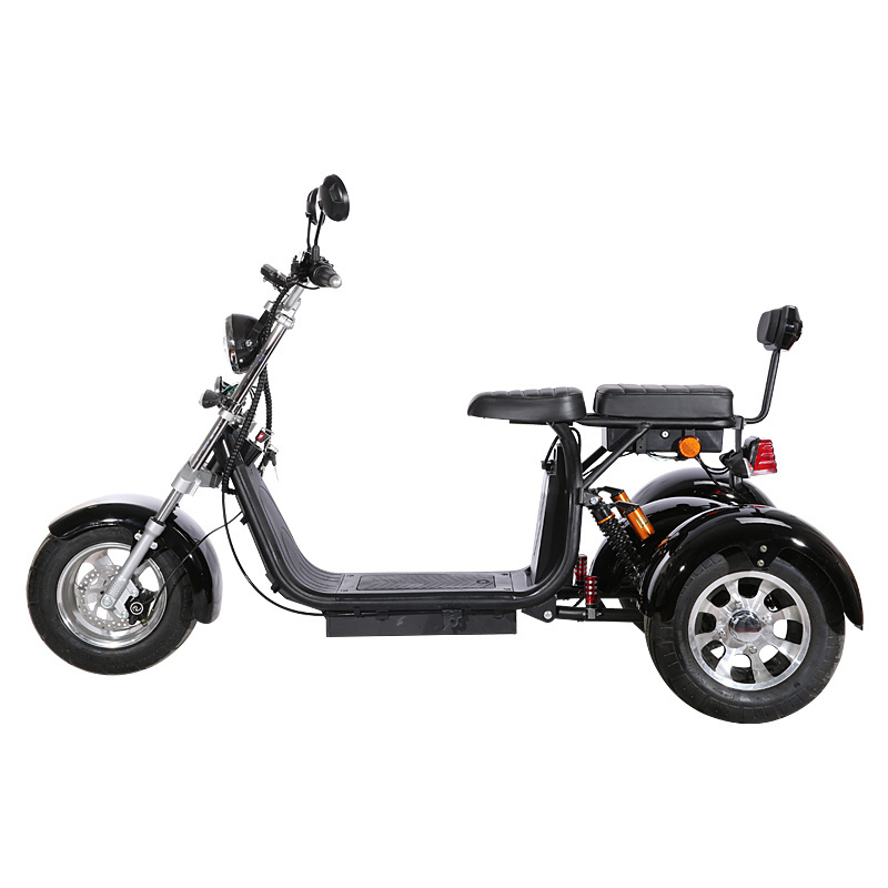 Electric 10 inch Three Wheels Drift citycoco Scooter With Light 1500W  for kids  electric tricycles For Adult With EEC