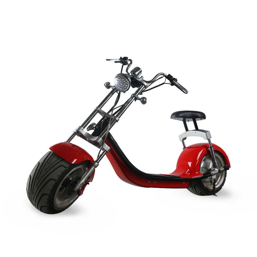 Hot Sale New Powerful Electric Scooter Citycoco Electric Motorcycle for Adult High Quality 1500W Pink Black 60V C7 Eec 200kg