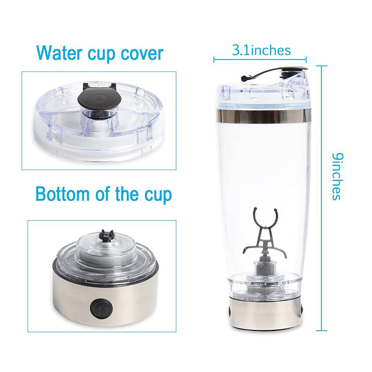 Portable Mixing Cup Stirring Cup Eco-friendly Premium Electric Protein Shaker Bottle Gym Sport Water Bottle