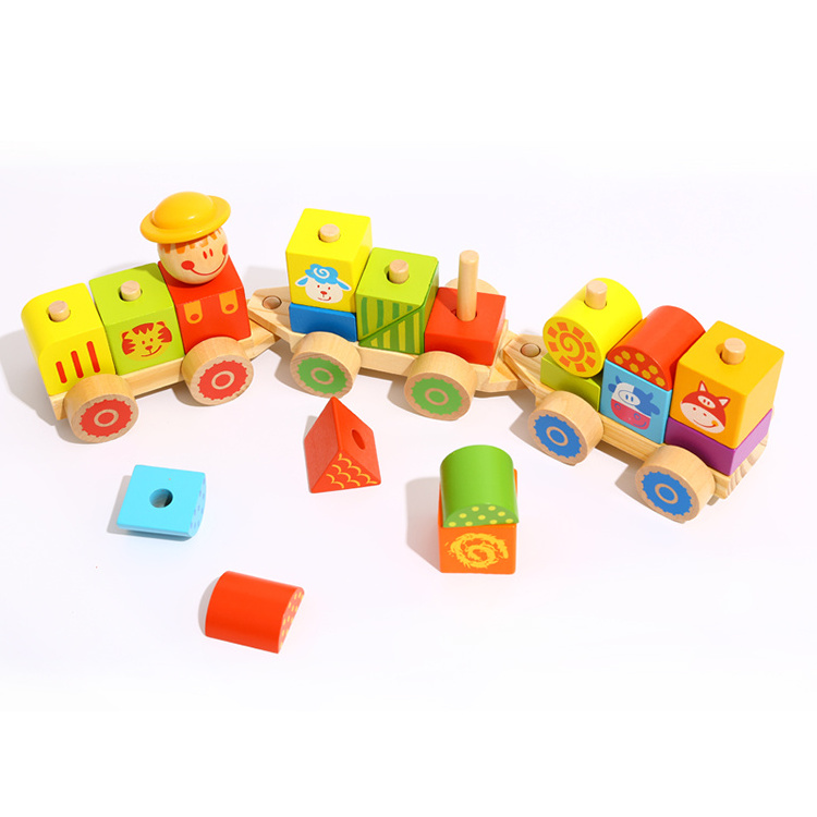 Competitive Price Wooden Stacking Train - Farm Toy