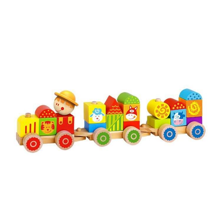 Competitive Price Wooden Stacking Train - Farm Toy