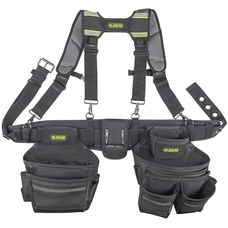 Tool Belt Suspenders Tool Vest Ultra Anti-Wear Belt and Yoke-style Suspenders-1200D Tool Belts for Men