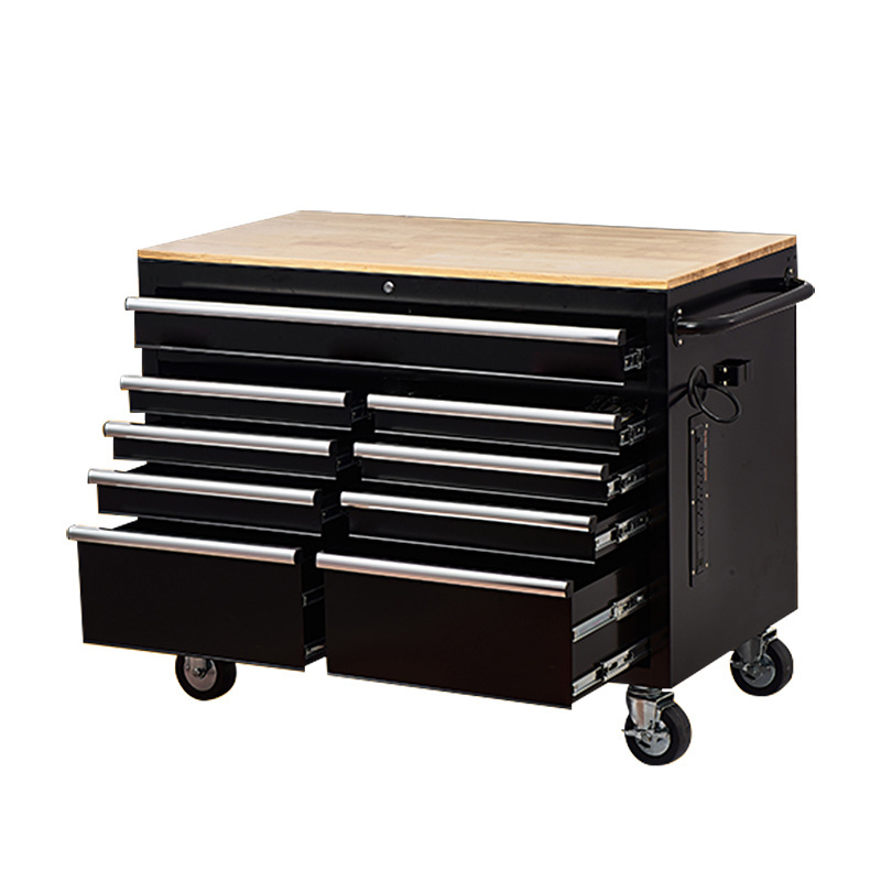 High Quality Rolling Steel Tool Chest 9 Drawers Metal Cabinets Garage Storage Tool Box