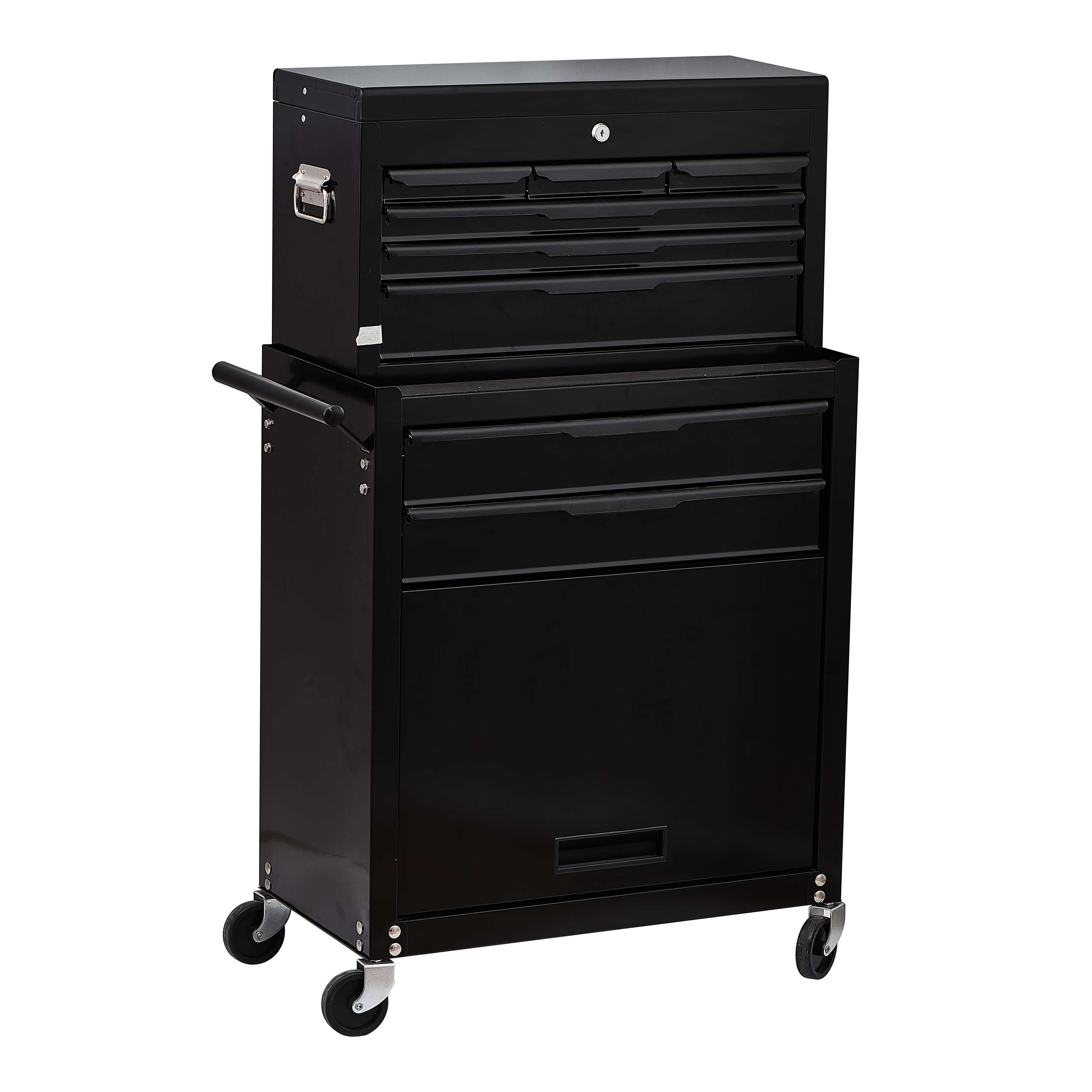 Mobile Tool Box Rolling Steel Tool Storage Cabinet Tool Chest with 8 Drawers