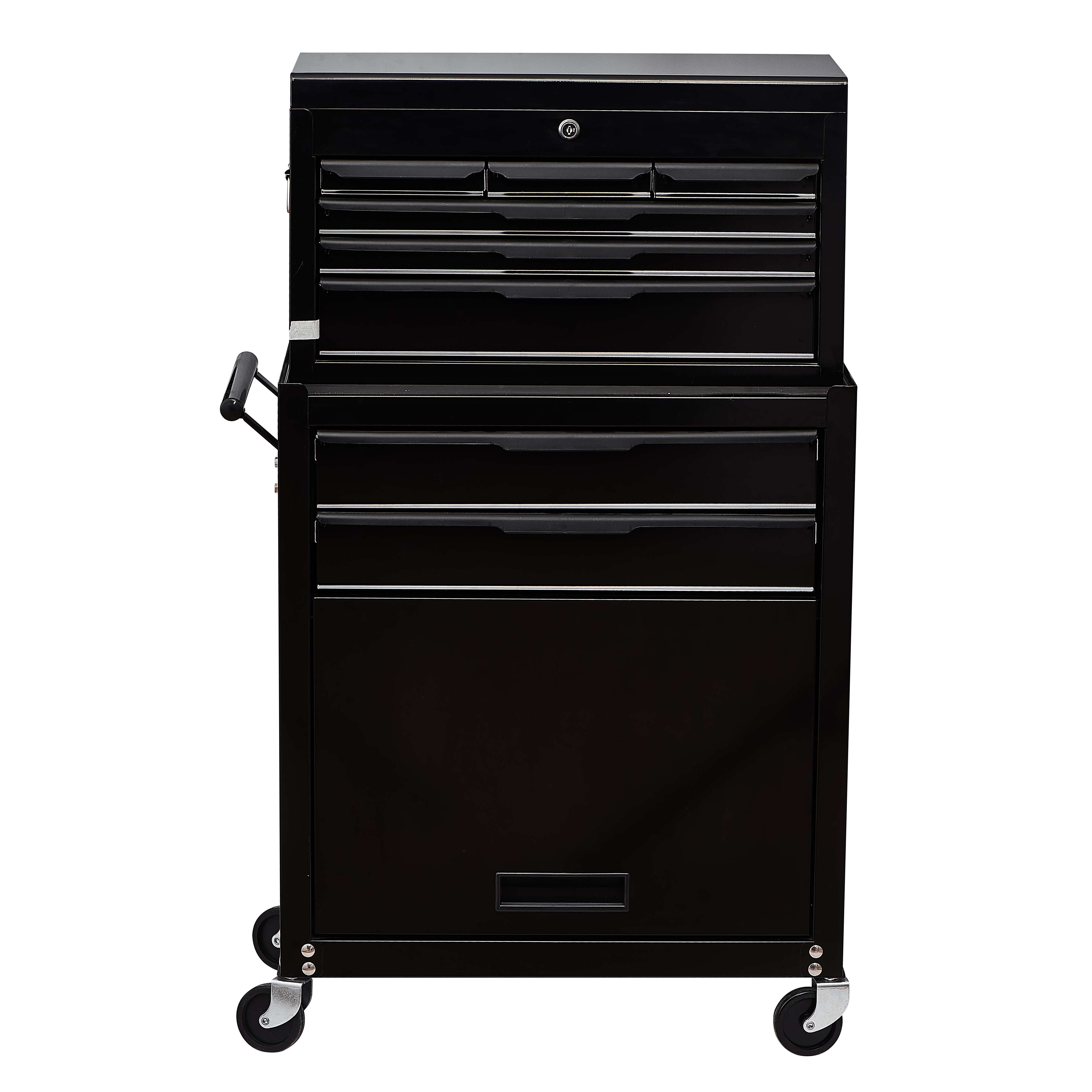 Mobile Tool Box Rolling Steel Tool Storage Cabinet Tool Chest with 8 Drawers