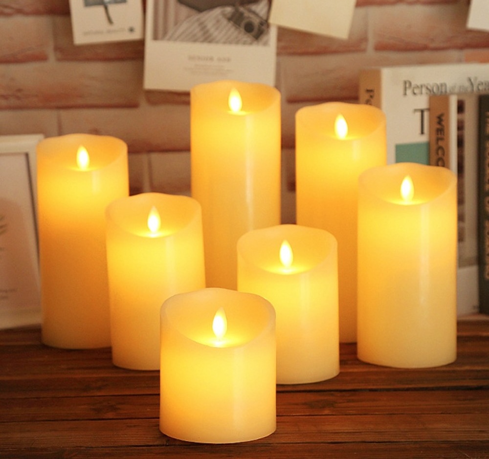 Wedding Home Decoration Votive Flameless Rechargeable Led Tea Light Candle With Batteries