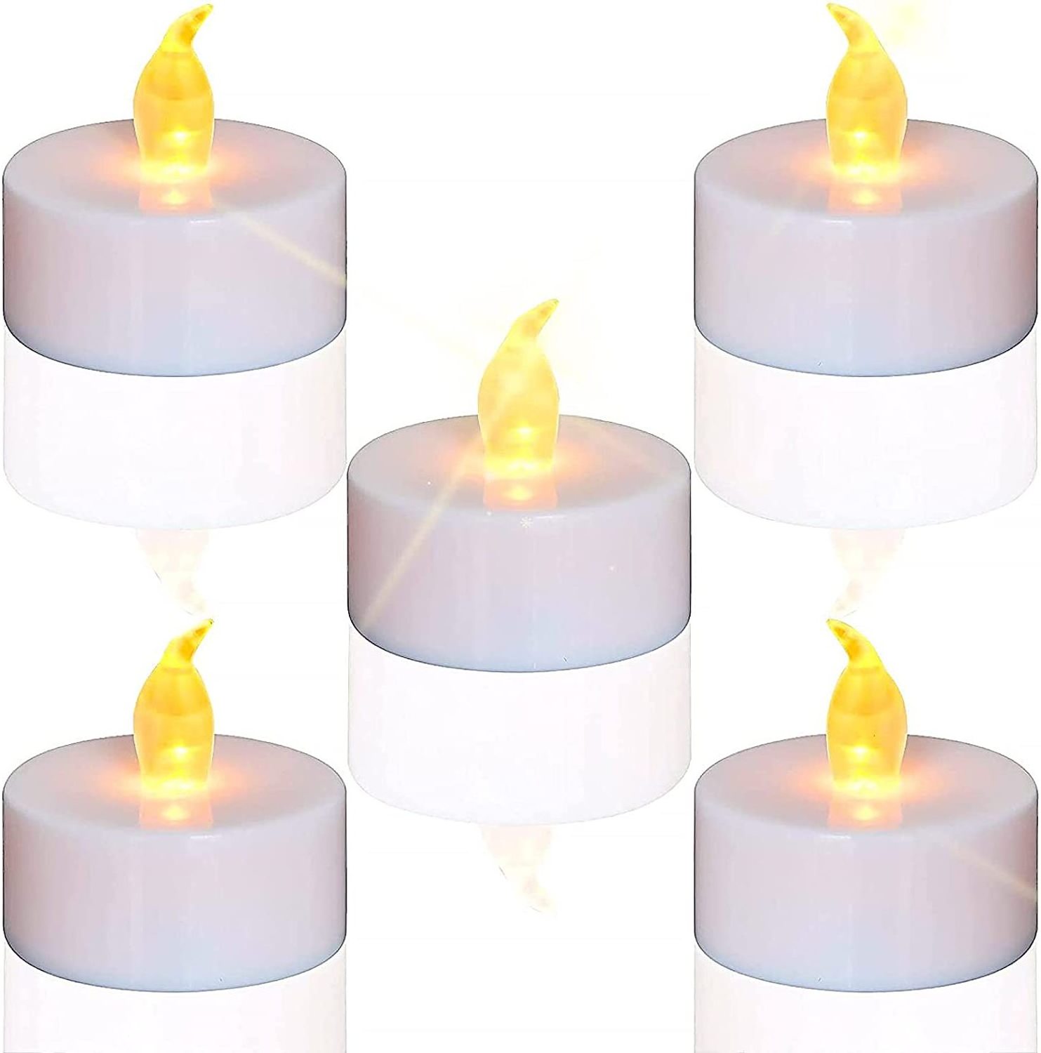 Christmas Decoration CR2032 48 hours Flameless Electric Led Tea Light Candles With Batteries