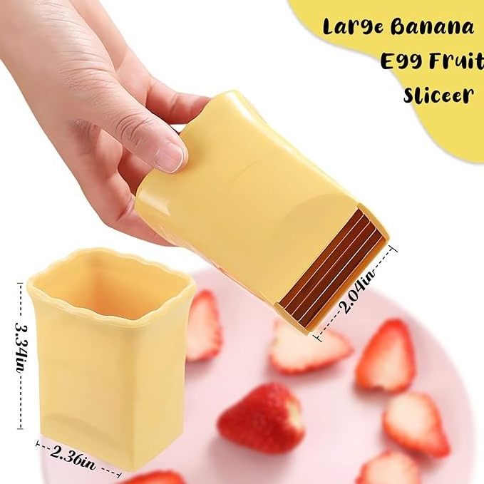 Cup Slicers Egg Banana Slicers Strawberry Cutter Quickly Making Fruit Vegetable Salad Kitchen Gadget  Strawberry Slicer