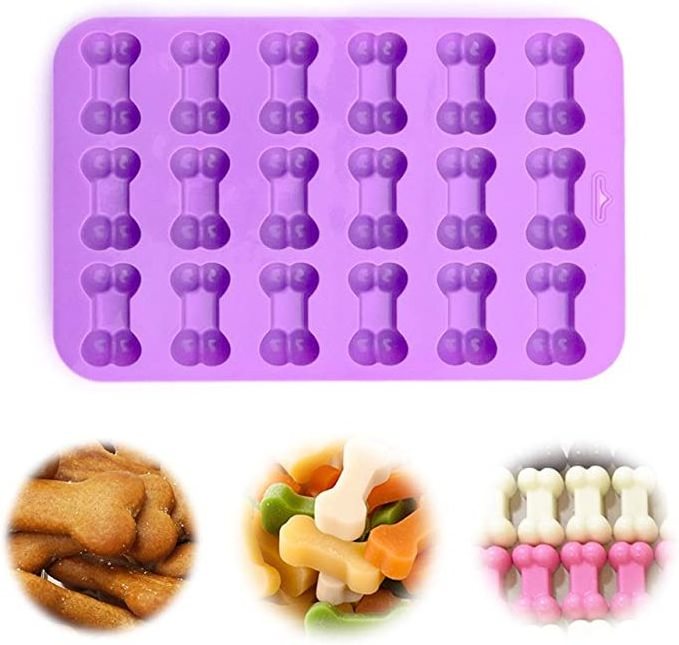 Food Grade Silicone Molds for Chocolate Candy Jelly Ice Cube Dog Treats Dog Bone Silicone Mold