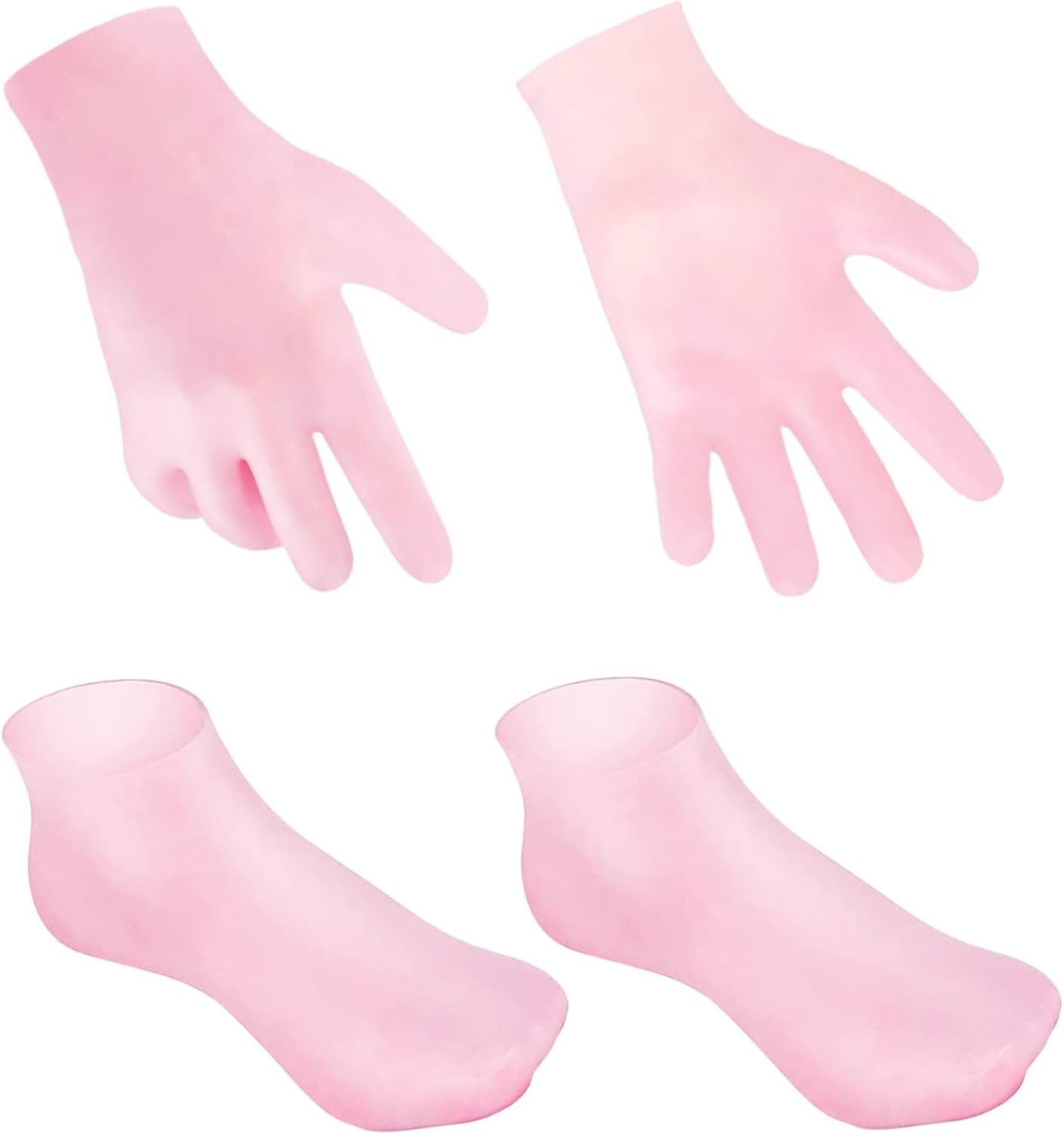 Moisturizing Hydrating Gloves &socks for Repairing Dry Cracked Aging Hands&feet Gel Socks Moisture Socks SPA Socks and Gloves